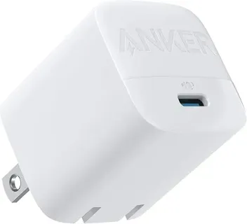 Anker 313 GaN 30W PIQ 3.0 GaN+PD – Foldable Fast Charger