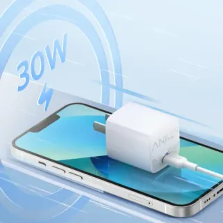 Anker 313 GaN 30W PIQ 3.0 GaN+PD – Foldable Fast Charger