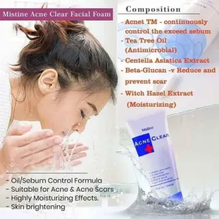 Mistine Acne Clear Facial Foam 