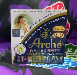 Arché White & Brite Pearl Cream - Authentic, Made in Myanmar.