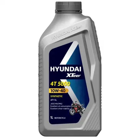 Hyundai XTeer 4T 5000 10W-40 Synthetic 1 Liter