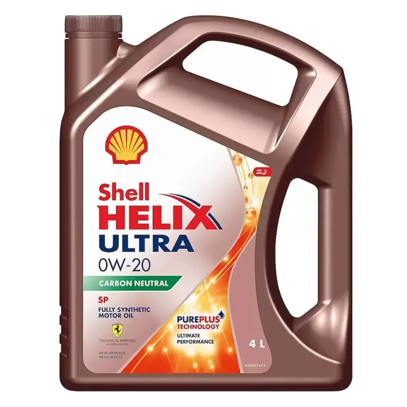 SHELL HELIX ULTRA SP 0W-20 MOTOR OIL– CARBON NEUTRAL FULL SYNTHETIC -4LTRS