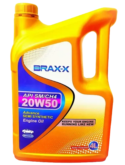 BRAX-X 20W-50 Advance Semi Synthetic Engine Oil 4 Liter