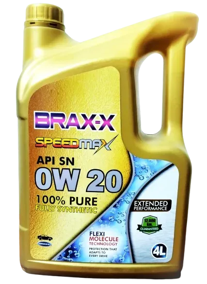 BRAX-X Supermax 0W-20 Fully Synthetic 4Liter