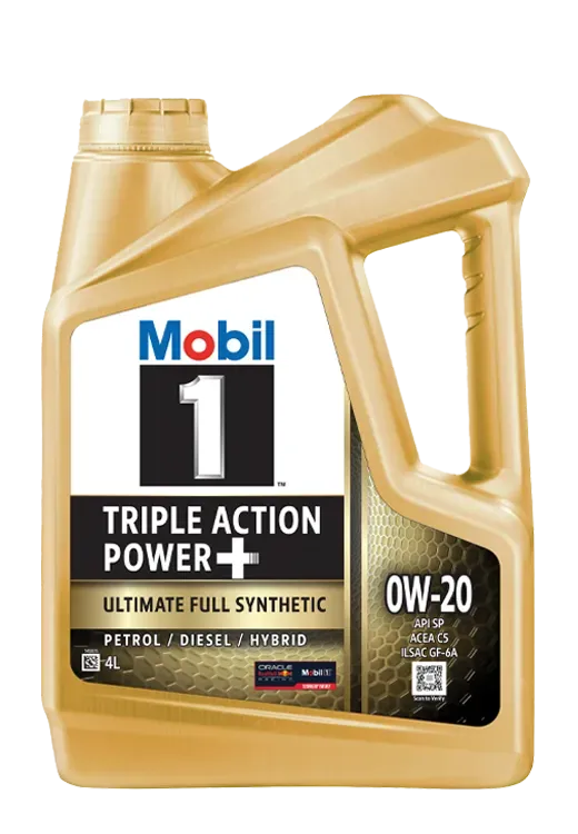 Mobil 1™ 0W-20 Triple Action Power+