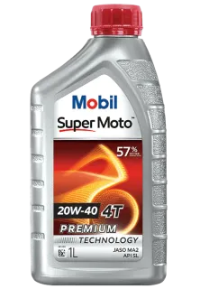 Mobil Super MotoTM 20W-40 4T 1 Liter