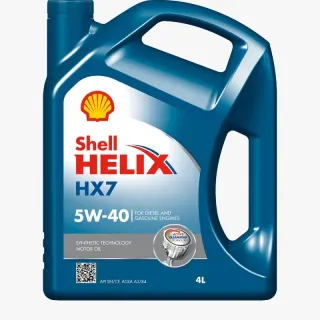 SHELL HELIX HX7 5W-40 SEMI SYNTHETIC 4L