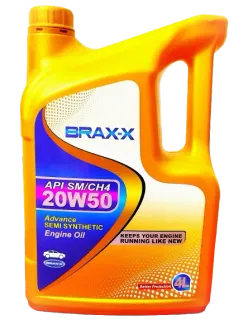 BRAX-X 20W-50 Advance Semi Synthetic Engine Oil 4 Liter