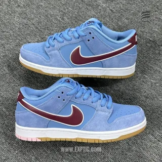 SB Dunk Low Valour Blue Team Maroon