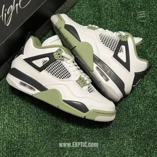 Air Jordan 4 Oil Green