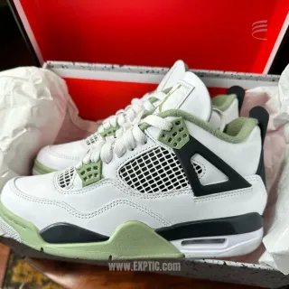Air Jordan 4 Oil Green