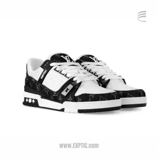 LV Trainers Luxury Black White