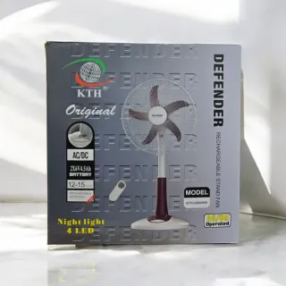 Defender 2986 HRS Remote Control Rechargeable Stand Fan -16 inch(Origin Chaina)