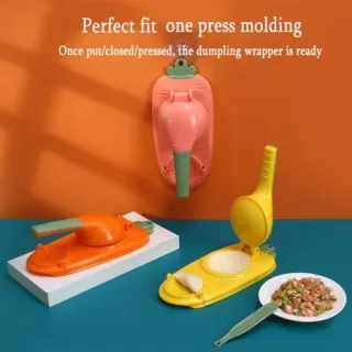 2 in 1 ম্যাজিক পিঠা মেকার-2 In1 Dumpling Maker DIY Kit Wrapper Presser