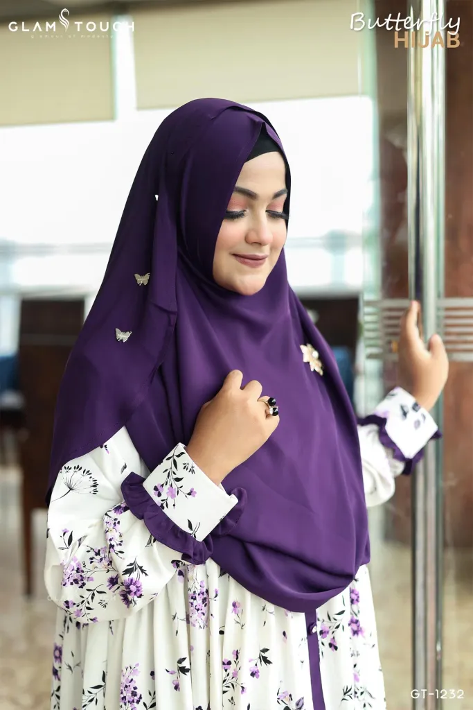 Butterfly Ready Hijab | GT-1232