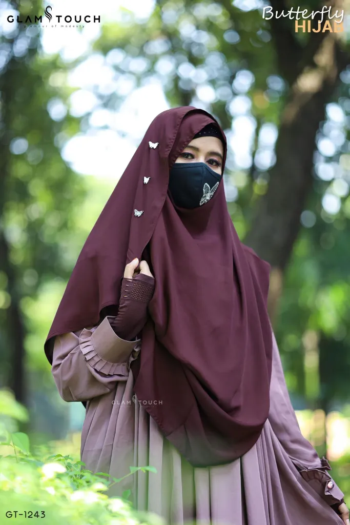 Butterfly Ready Hijab | GT-1243