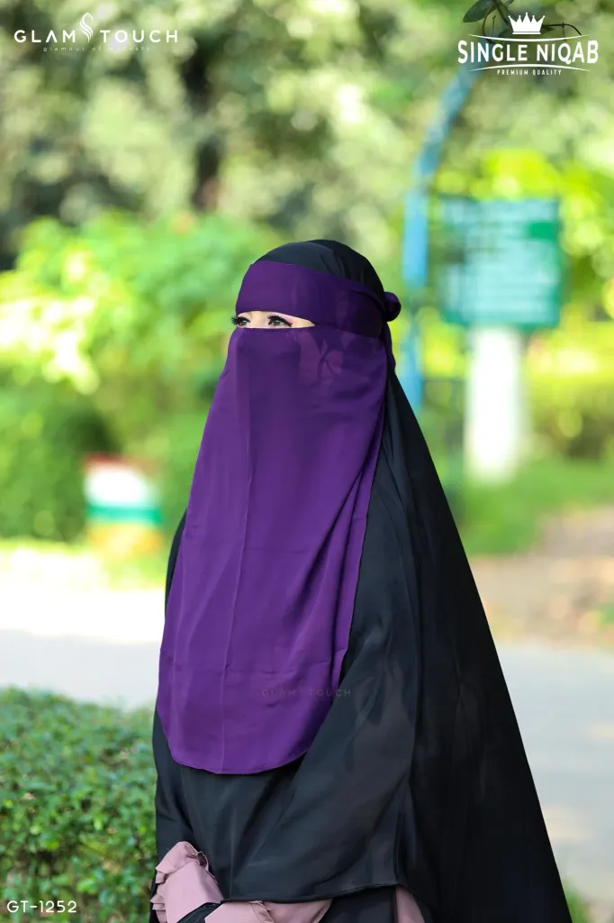 SARAH Single Layer Niqab | GT-1252