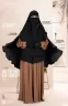 LEYA DOUBLE LAYER READY HIJAB-NIQAB SET | GT-1803