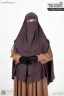 LEYA DOUBLE LAYER READY HIJAB-NIQAB SET | GT-1805