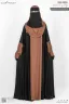 Rubi Contrast Abaya | GT-1636