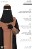 Rubi Contrast Abaya | GT-1636