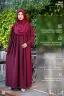 Abaya Al‑Amirah Premium Zipper Neck Abaya | GT-2093