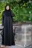 Abaya Ar-Rafiah-Premium Sleeve Button Abaya | GT-2005