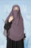 Fiha- Side Snap Button Ready Hijab | GT-2150