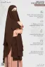 Ruba-3 Layer Extra Long Ready Hijab