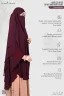 Ruba-3 Layer Extra Long Ready Hijab