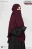 Enaya Shoulder Tucks - Hijab & Niqab | GT-2191