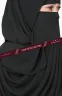 Sophia- Chest Frilled Stitched Ready Hijab | GT-2192