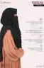 Sophia- Chest Frilled Stitched Ready Hijab | GT-2192