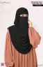 Sophia- Chest Frilled Stitched Ready Hijab | GT-2192