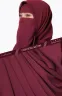 Sophia- Chest Frilled Stitched Ready Hijab | GT-2193