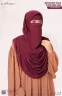 Sophia- Chest Frilled Stitched Ready Hijab | GT-2193