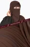 Sophia- Chest Frilled Stitched Ready Hijab | GT-2194
