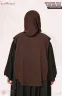 Sophia- Chest Frilled Stitched Ready Hijab | GT-2194