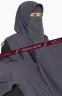 Sophia- Chest Frilled Stitched Ready Hijab | GT-2195