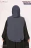 Sophia- Chest Frilled Stitched Ready Hijab | GT-2195