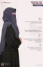 Sophia- Chest Frilled Stitched Ready Hijab | GT-2195