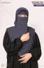 Sophia- Chest Frilled Stitched Ready Hijab | GT-2195