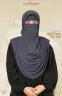 Sophia- Chest Frilled Stitched Ready Hijab | GT-2195