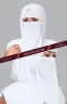Sophia- Chest Frilled Stitched Ready Hijab | GT-2196