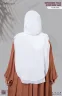 Sophia- Chest Frilled Stitched Ready Hijab | GT-2196