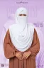 Sophia- Chest Frilled Stitched Ready Hijab | GT-2196