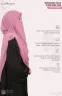 Sophia- Chest Frilled Stitched Ready Hijab | GT-2197