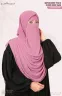 Sophia- Chest Frilled Stitched Ready Hijab | GT-2197