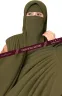 Sophia- Chest Frilled Stitched Ready Hijab | GT-2198
