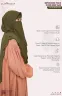 Sophia- Chest Frilled Stitched Ready Hijab | GT-2198
